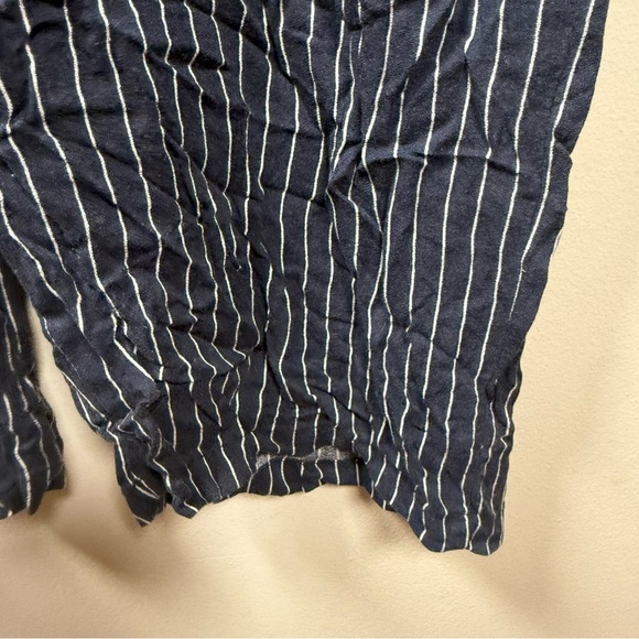 Cotton On Blue Sleeveless V-Neck Striped Jumpsuit Size Small - Picture 6 of 13